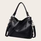 Sac a main patchwork cuir vegan Noir