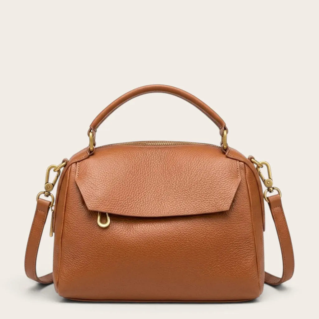 Sac bandoulière boston cuir