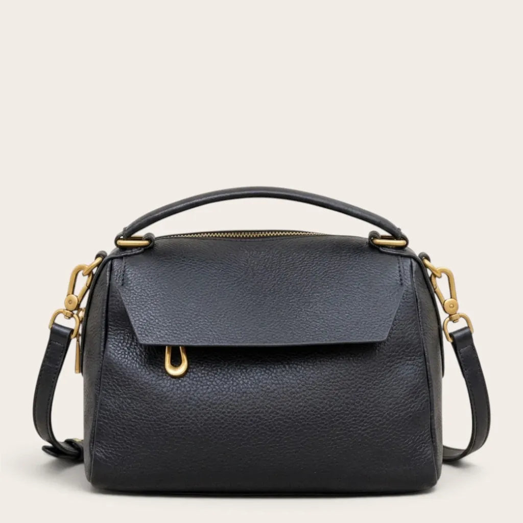 Sac bandoulière boston cuir