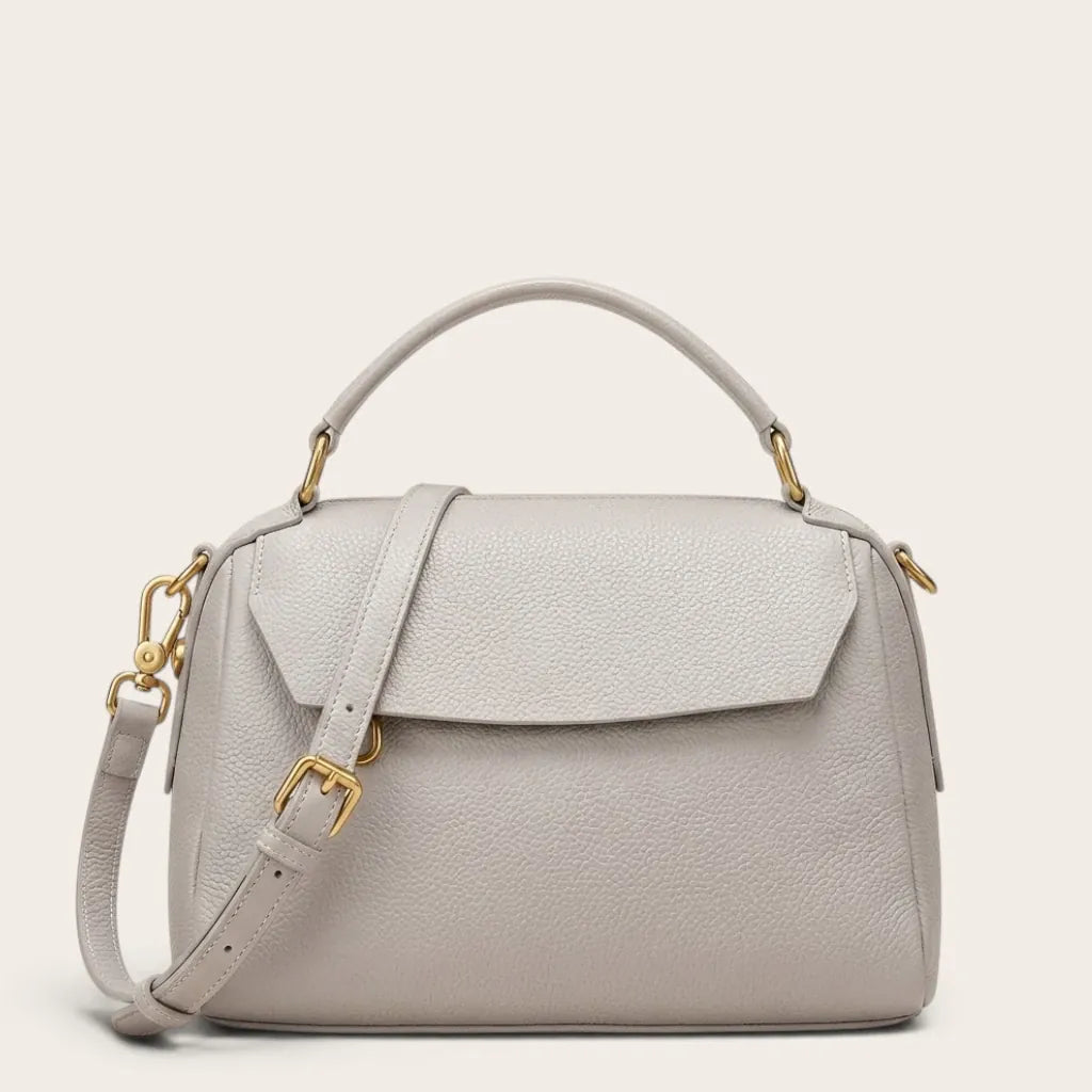Sac bandoulière boston cuir