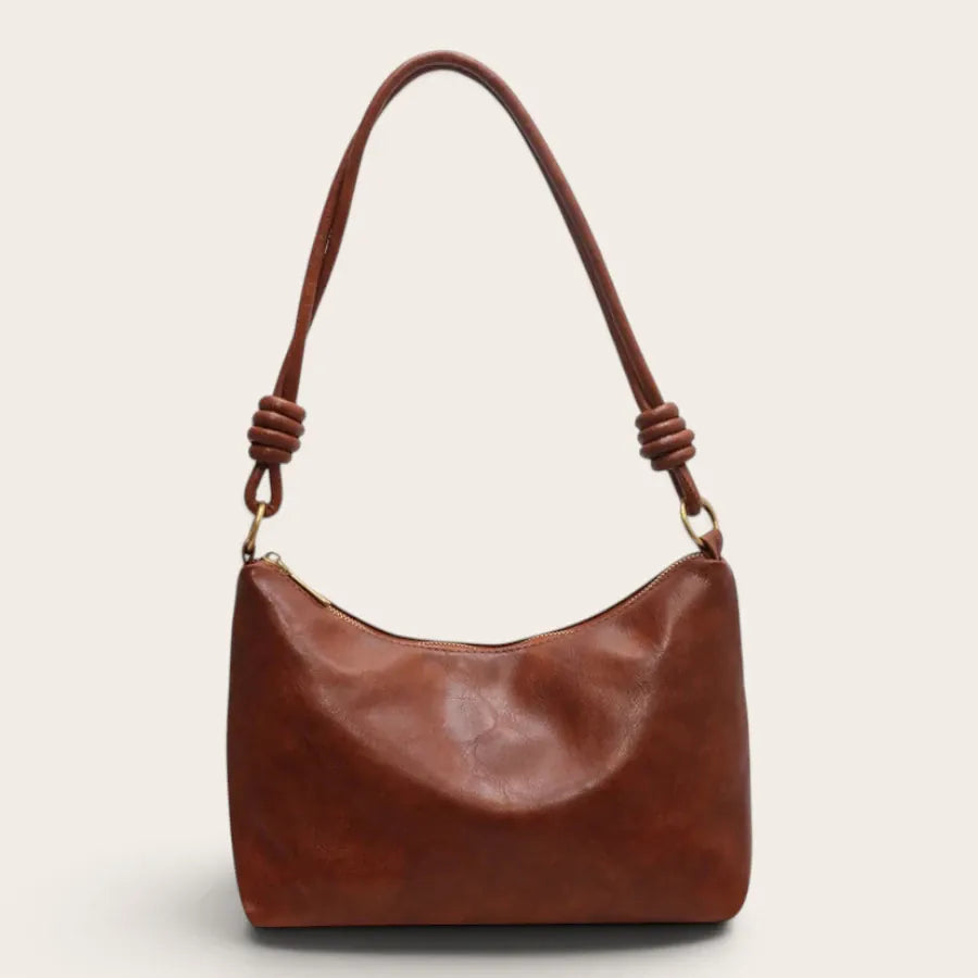 Sac bandoulière corde cuir vegan