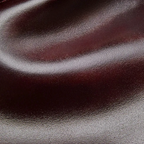 Sac bandoulière demi-lune en cuir glossé Marron