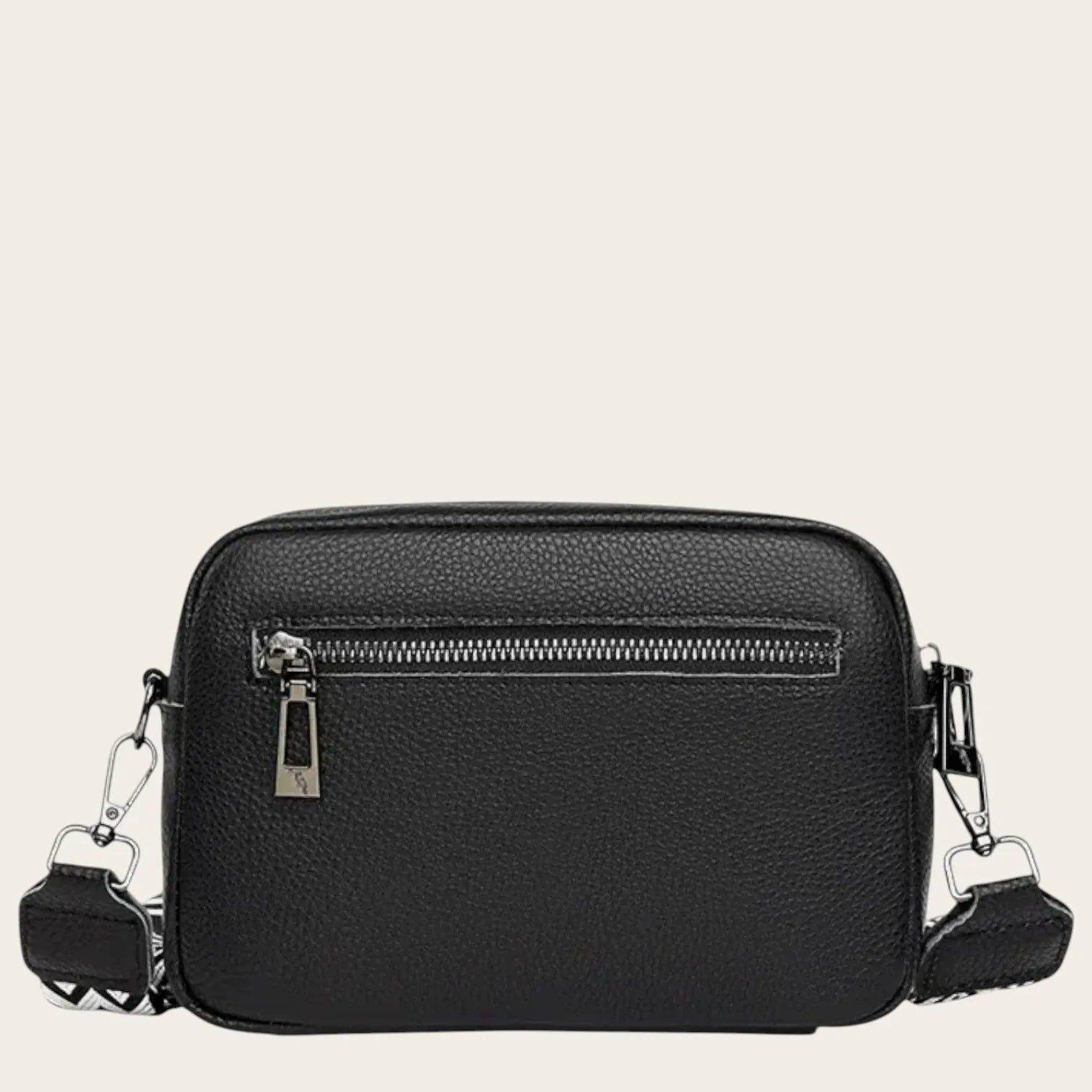 Sac bandoulière large femme Noir