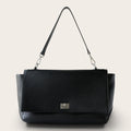 Sac bandoulière large rétro cuir