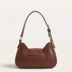Sac bandoulière similicuir clouté pour femme, vue 6 - Café