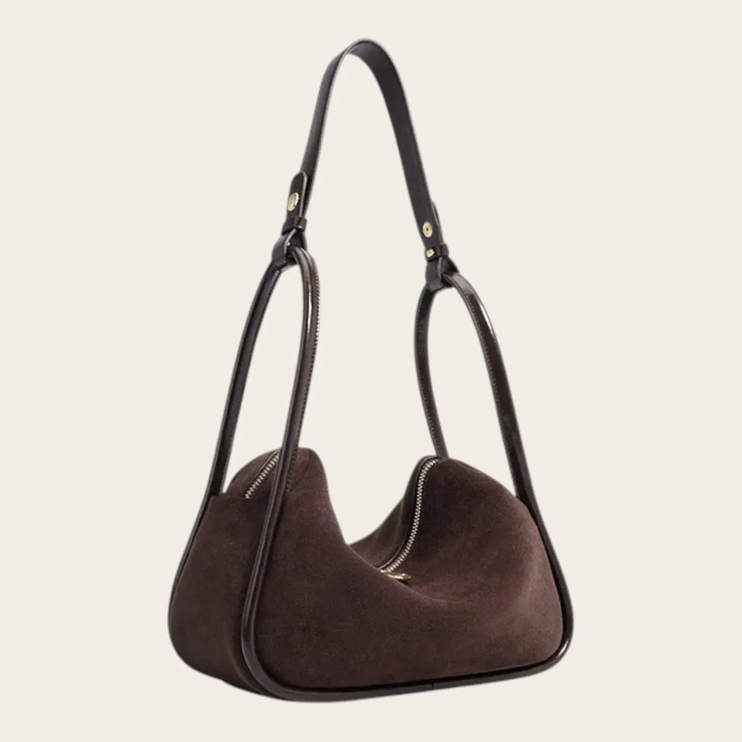 Sac bandoulière pocket en suède