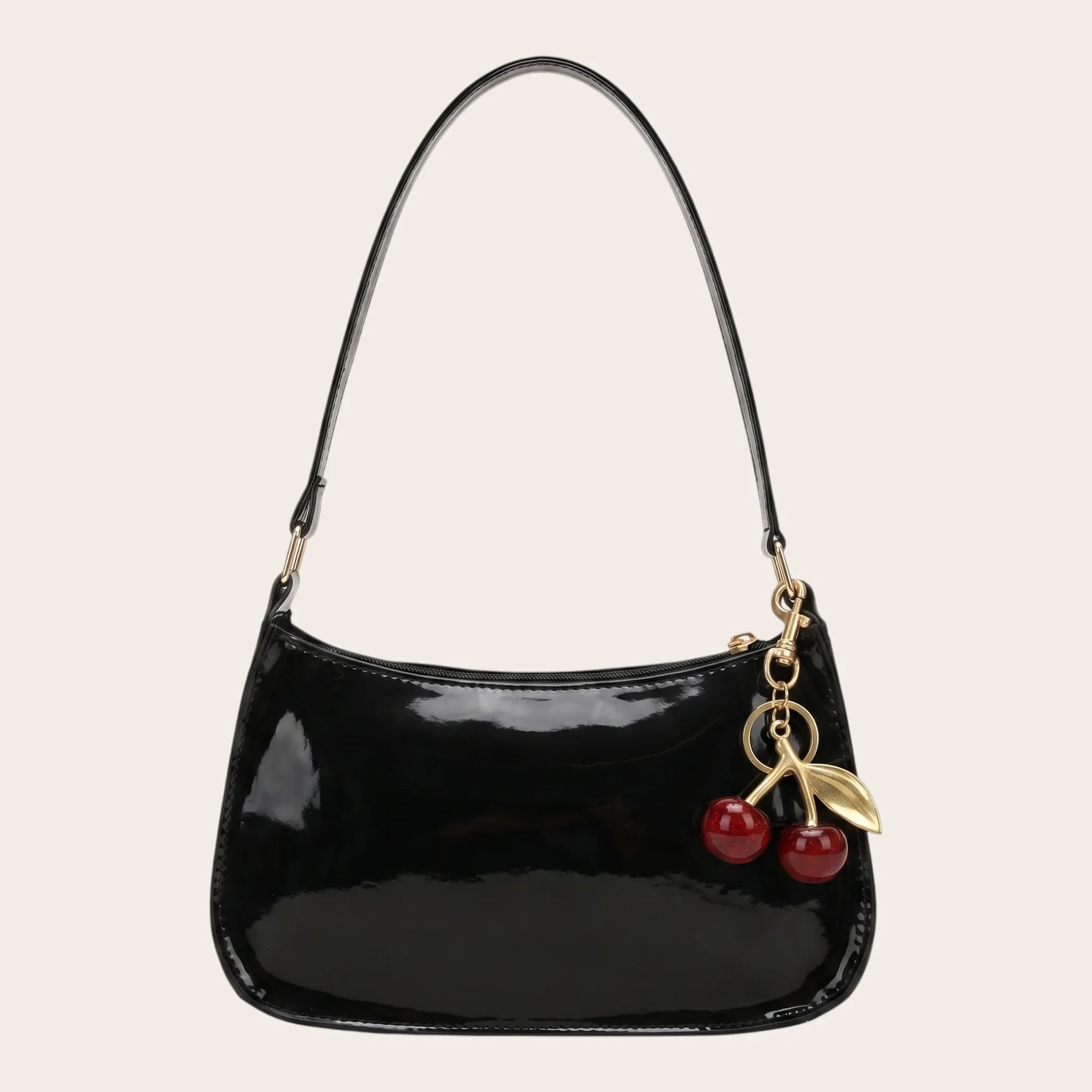Sac bandoulière similicuir glossé