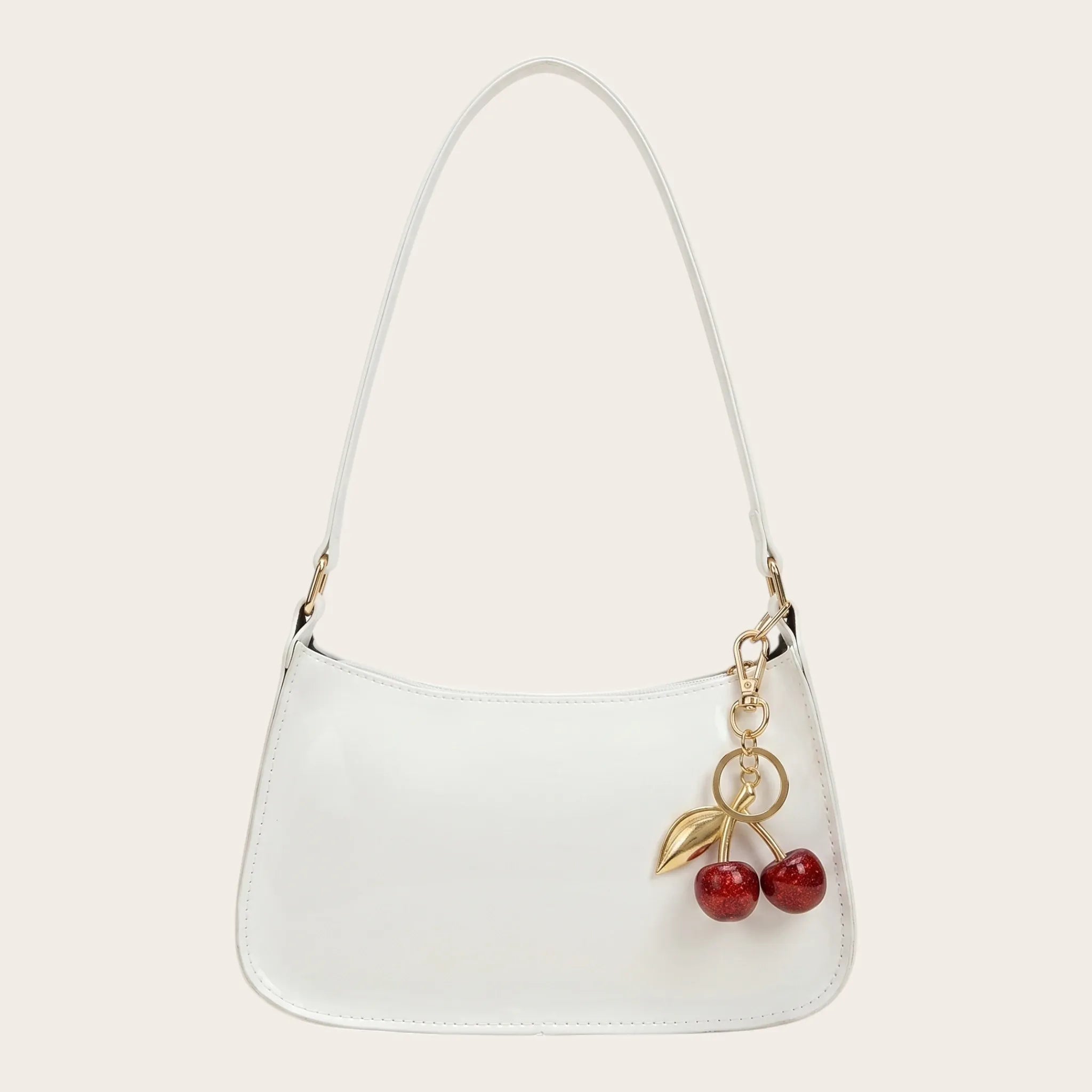 Sac bandoulière similicuir glossé