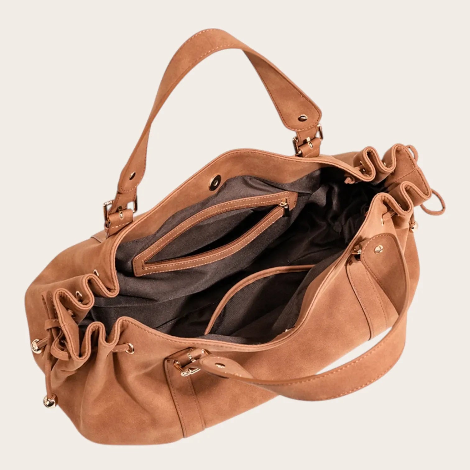 Sac bowling suédé lacets