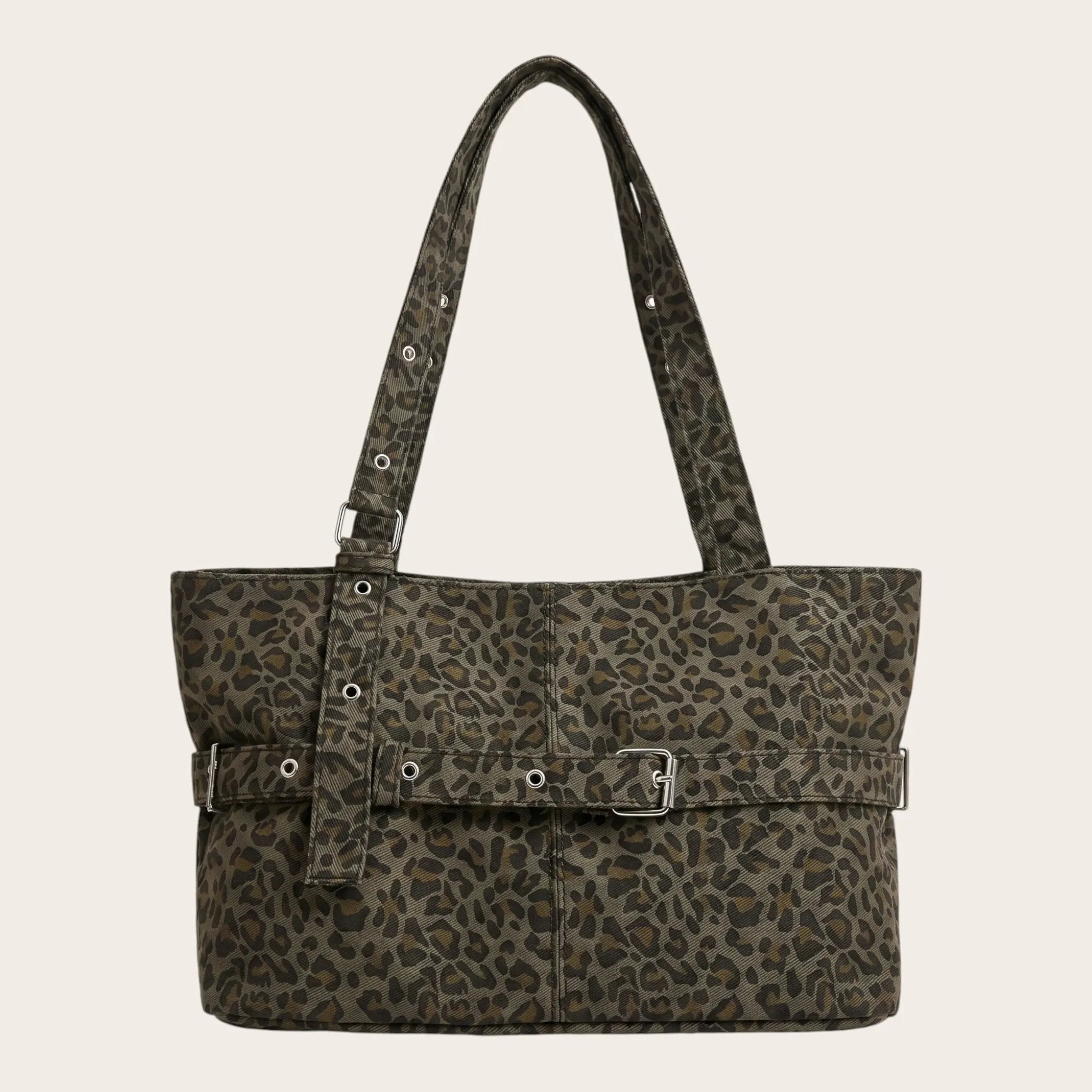Sac cabas ceinture léopard