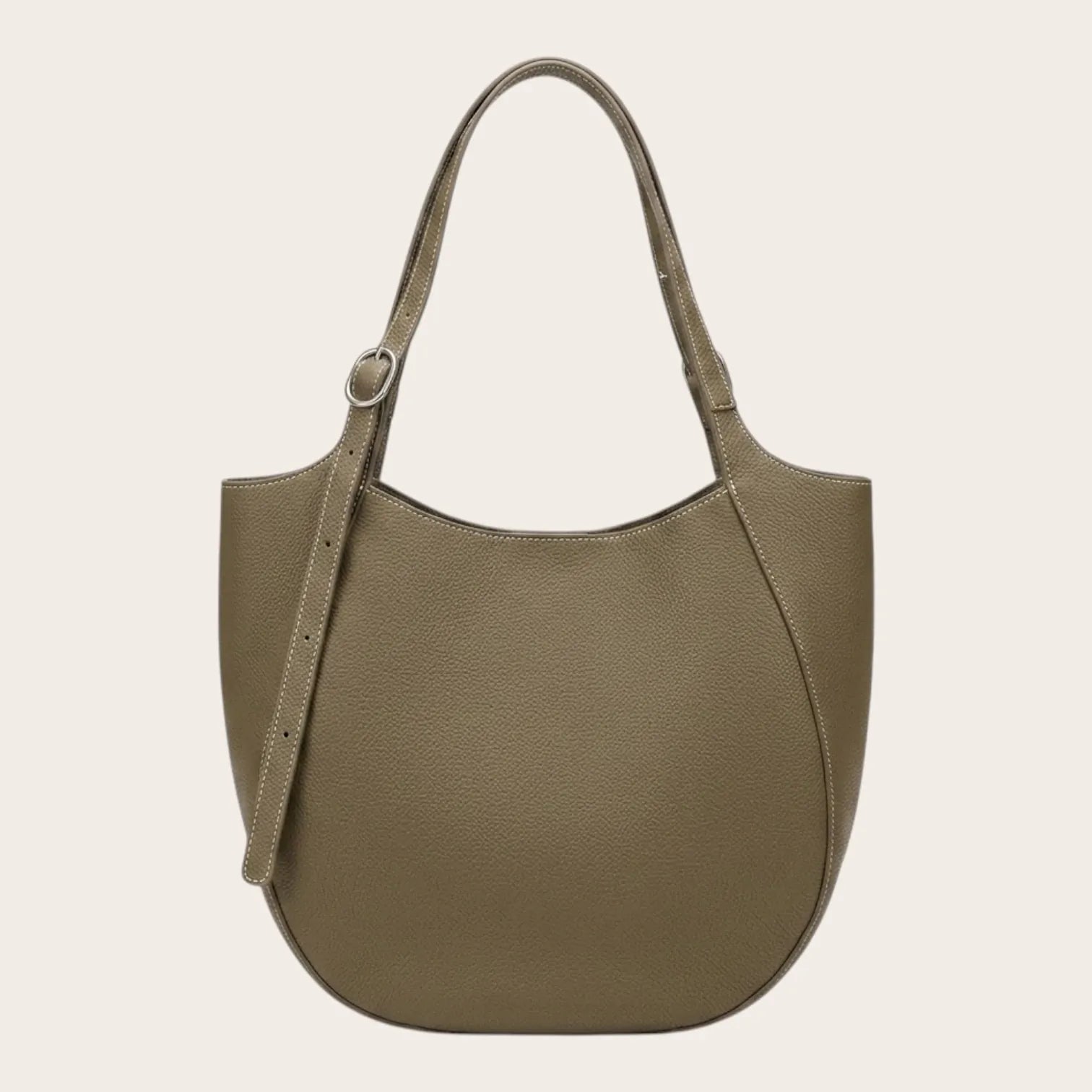 Sac cabas cuir rond