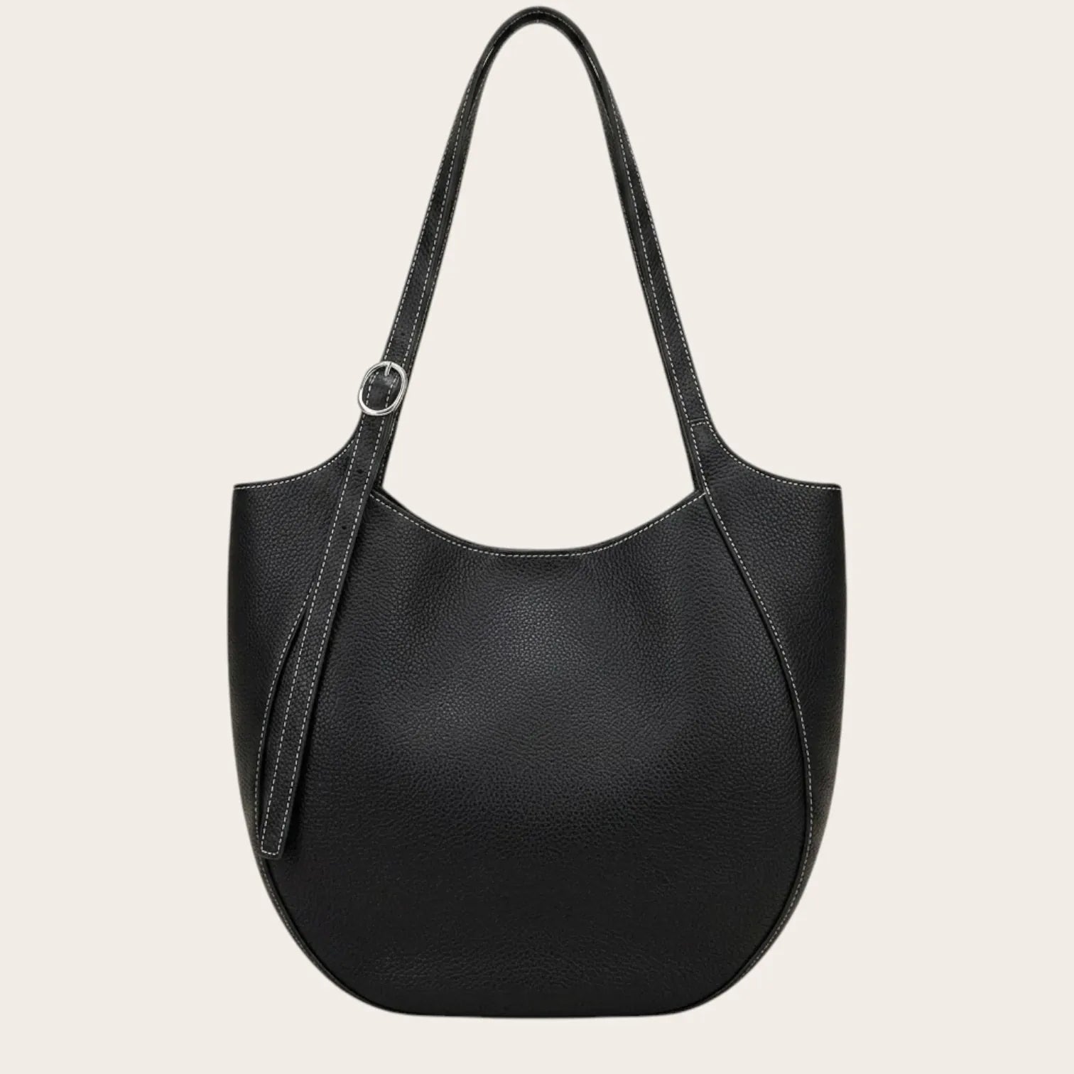 Sac cabas cuir rond