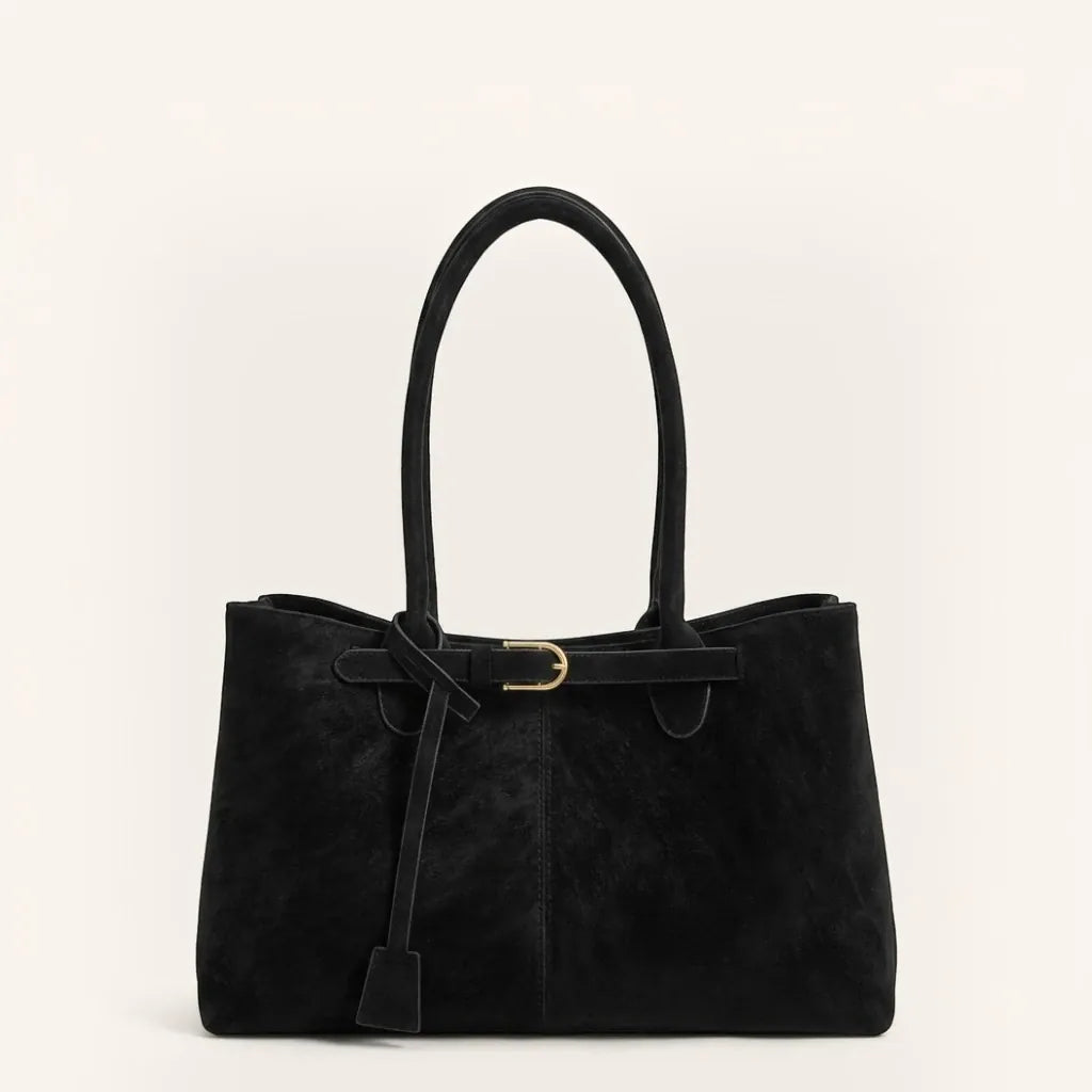 Sac cabas east-west sangle nouée Noir