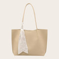 Sac cabas foulard cuir Abricot
