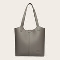 Sac cabas pocket en cuir Gris