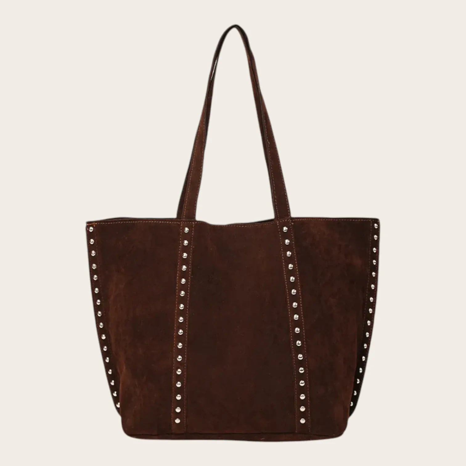 Sac cabas velours clous