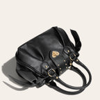 Sac coquette noeuds fermoir coeur Noir