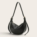 Sac demi-lune cuir vegan Noir