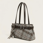Sac épaule carreaux vintage