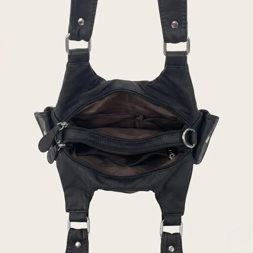 Sac épaule clous Y2K Noir