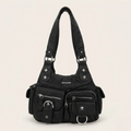 Sac épaule clous Y2K Noir