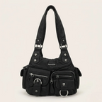 Sac épaule clous Y2K Noir