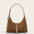 Sac hobo en daim avec sangle fine