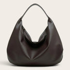 Sac hobo incurvé Café
