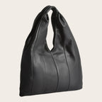 Sac hobo sellerie cuir Noir