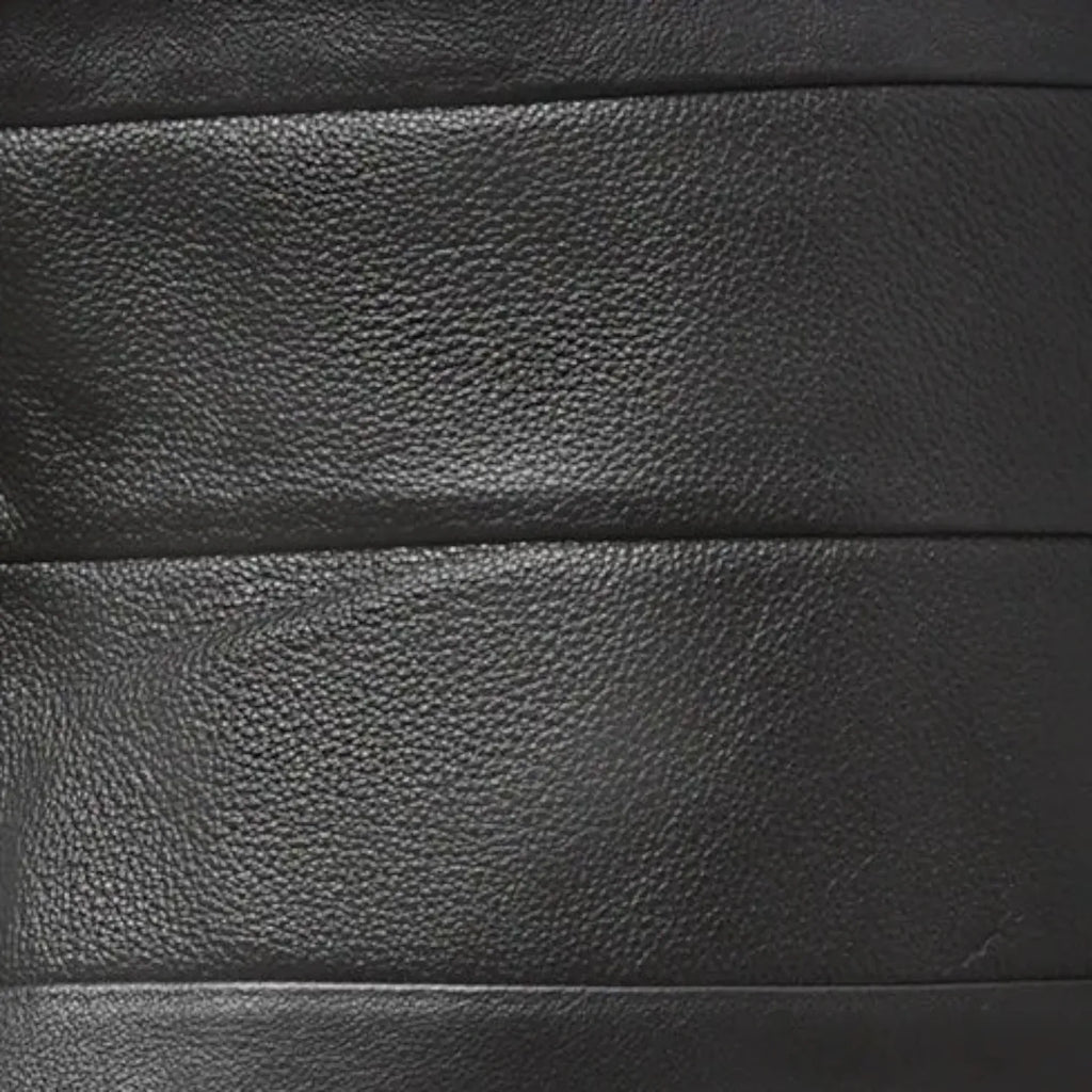Sac hobo sellerie cuir Noir