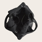 Sac hobo sellerie cuir Noir