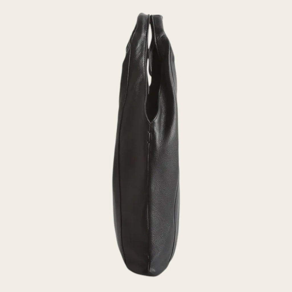 Sac hobo sellerie cuir Noir