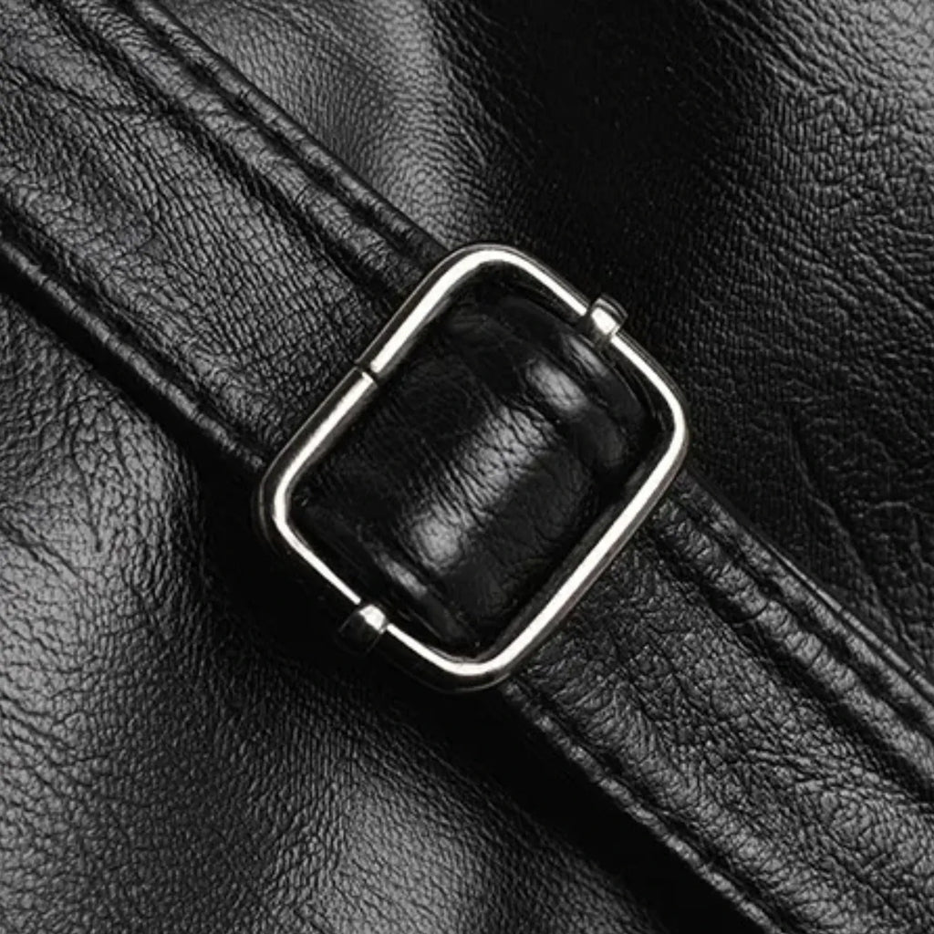 Sac hobo sofa cuir souple Noir