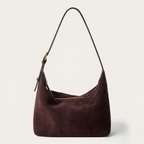 Sac hobo suédine minimaliste Café