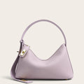 Sac hobo trapèze anses ronde cuir Lilas
