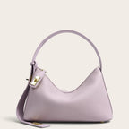Sac hobo trapèze anses ronde cuir Lilas