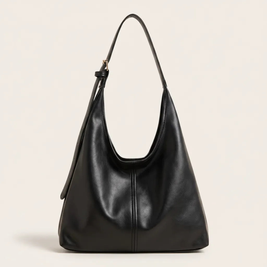 Sac hobo triangulaire cuir vegan