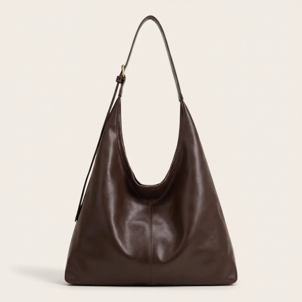 Sac hobo triangulaire cuir vegan
