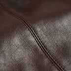 Sac hobo triangulaire cuir vegan Café