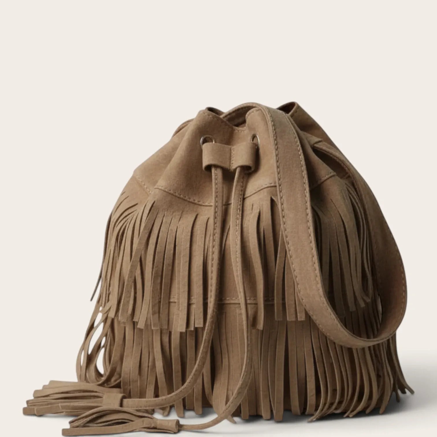 Sac seau a frange