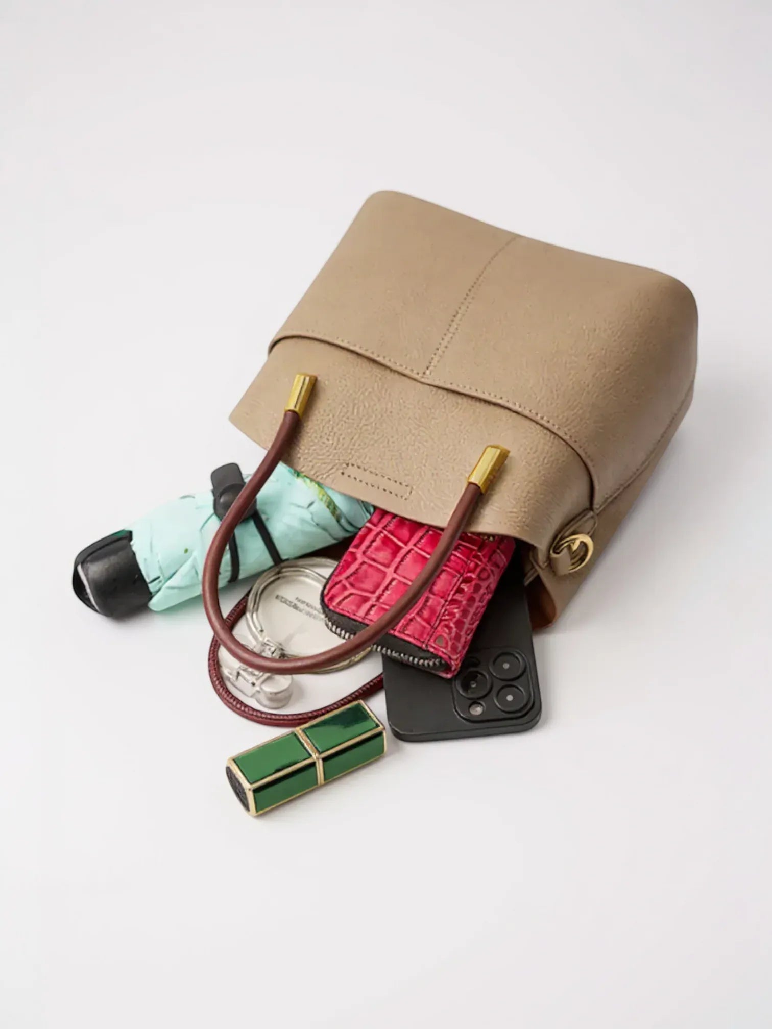 Sac seau anse large Khaki