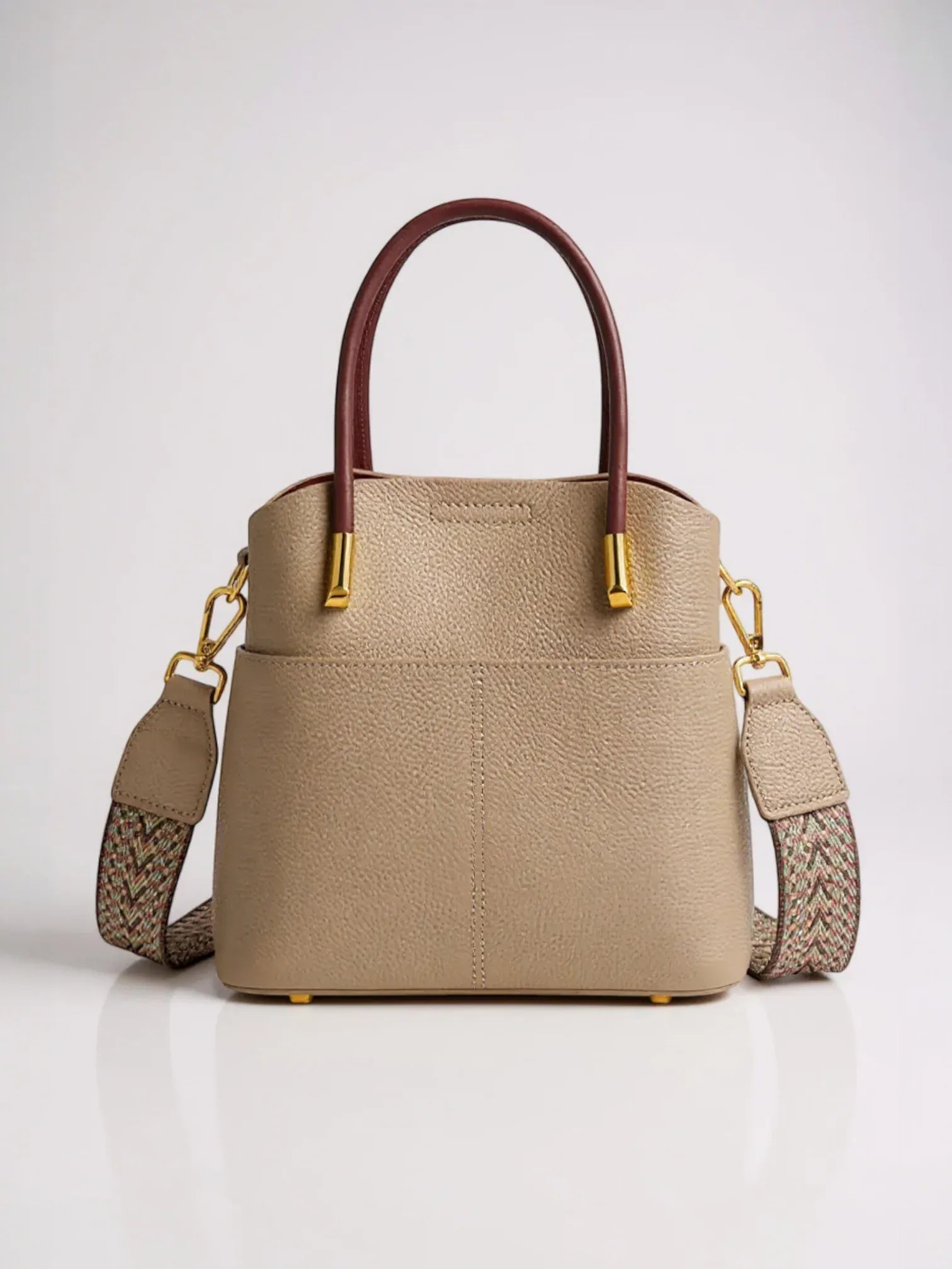 Sac seau anse large Khaki