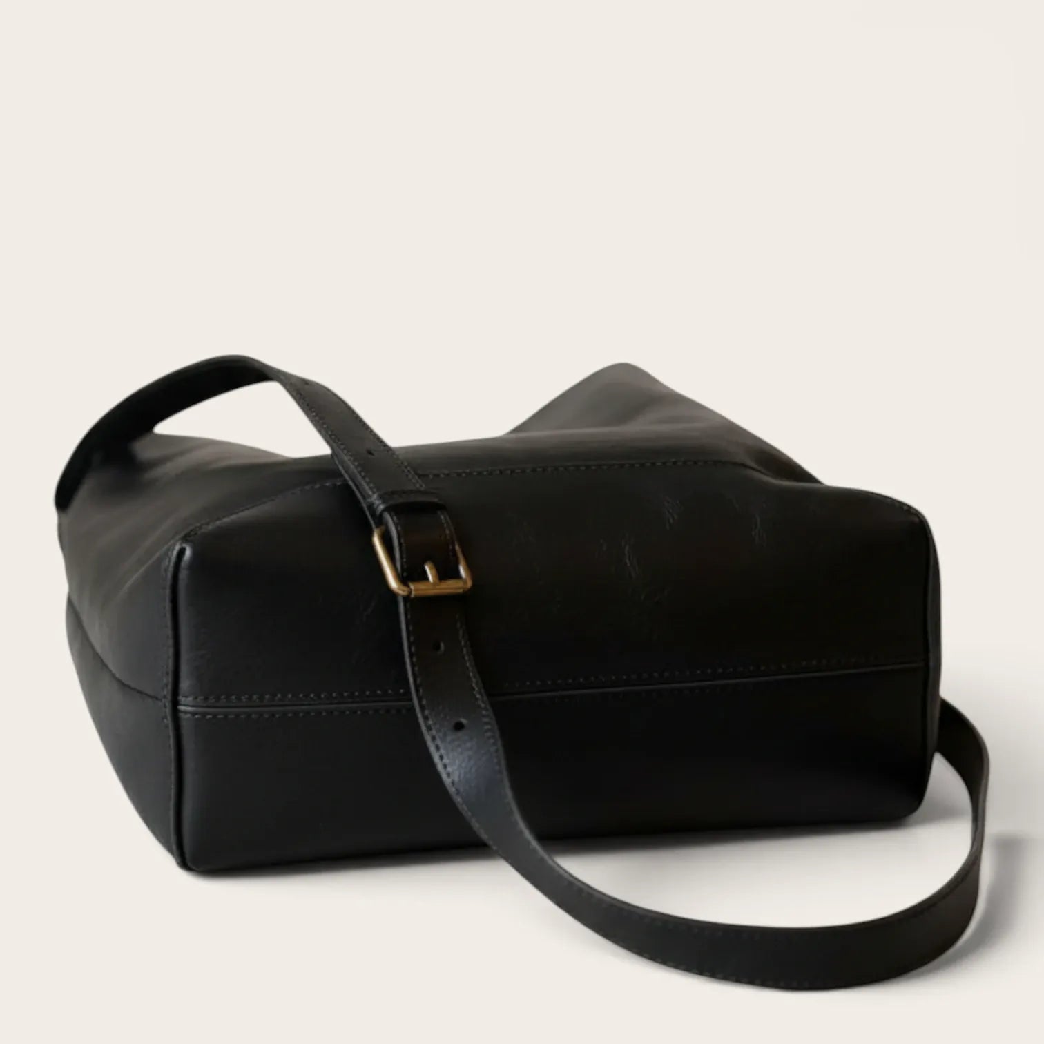 Sac seau campagne cuir