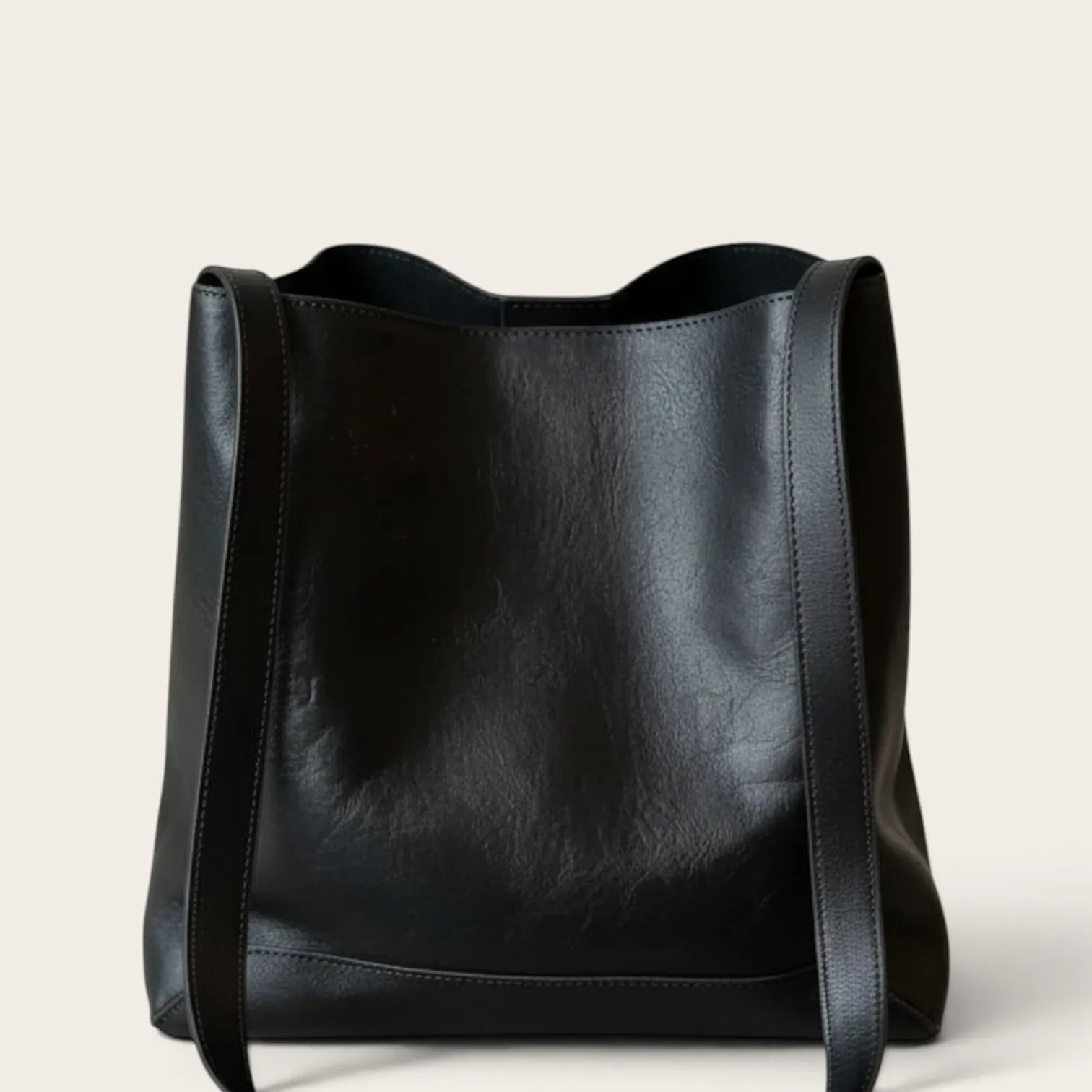 Sac seau campagne cuir