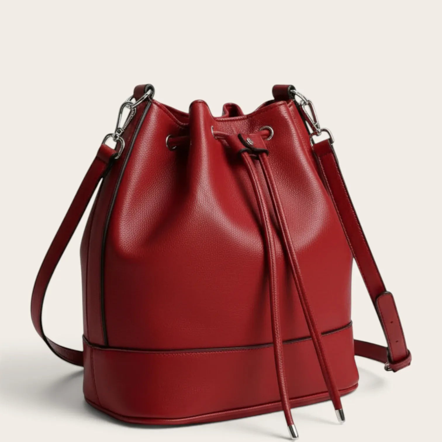 Sac seau cordon similicuir