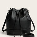 Sac seau cordon similicuir