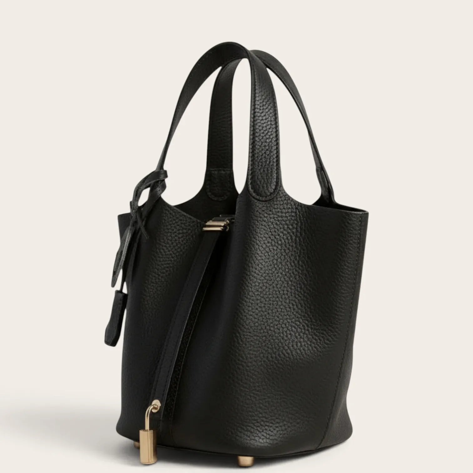 Sac seau cuir éléphant