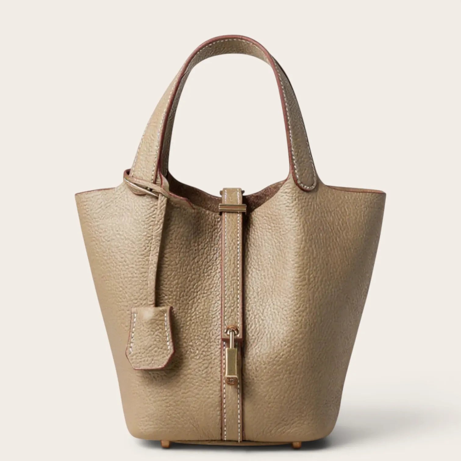 Sac seau cuir éléphant