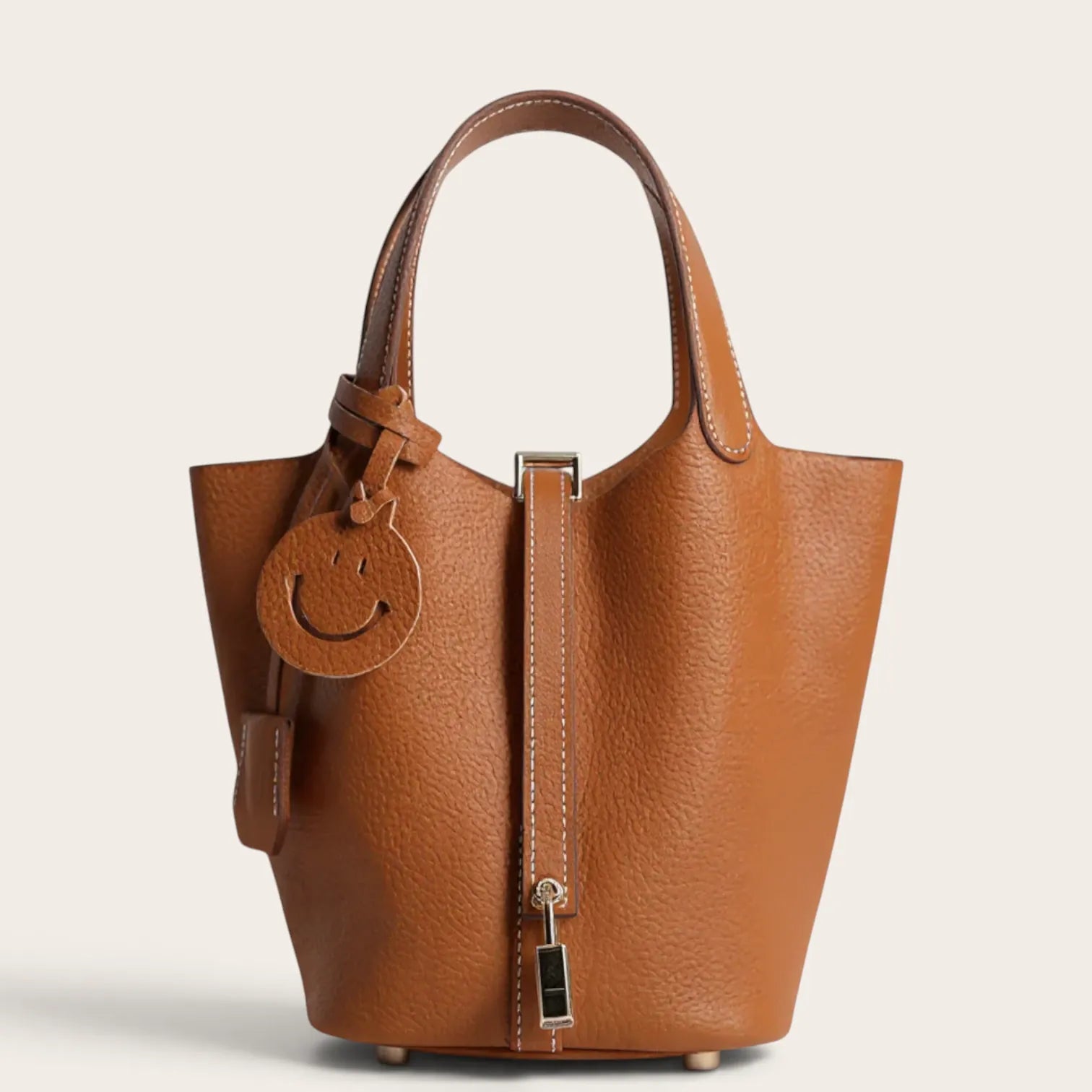 Sac seau cuir éléphant
