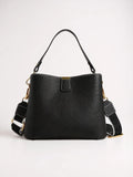 Sac seau cuir grainé